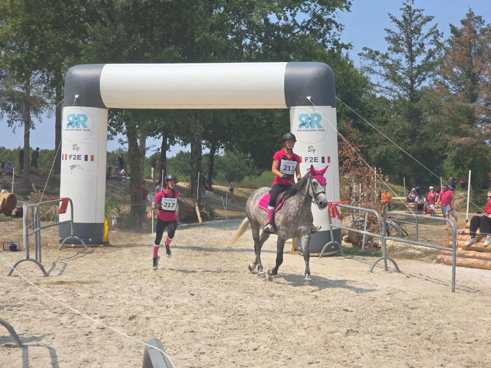 Entrée de piste en concours