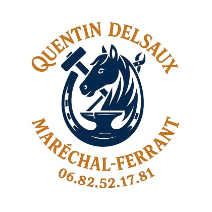 Logo de Quentin Delsaux, maréchal-ferrant